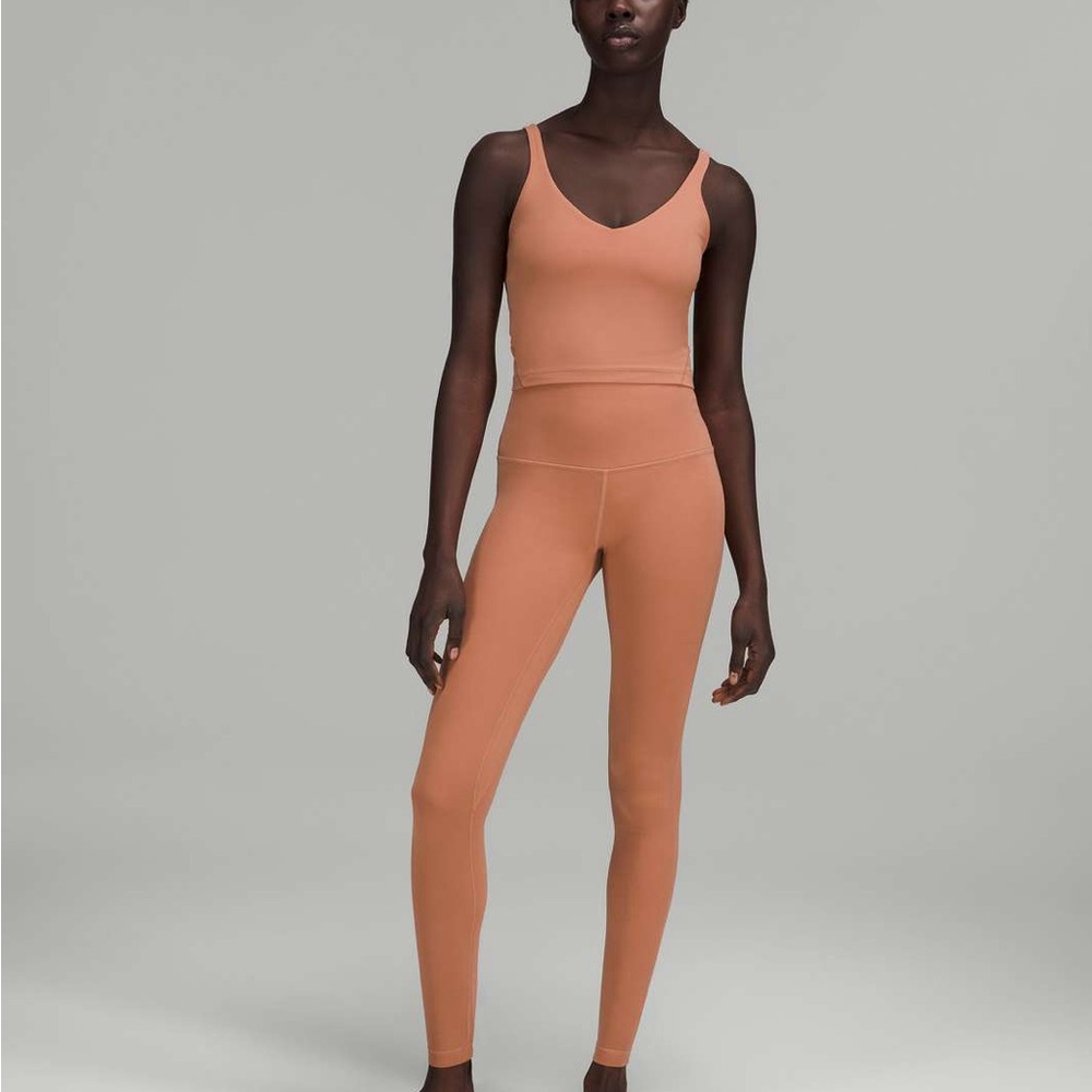 Lululemon Align HR Leggings Size 8 Worn once in Pink Savannah